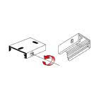 Staffa per montaggio a soffitto o a sospensione tipologia Binari famiglia SITRACK / plafone 850 °C product photo