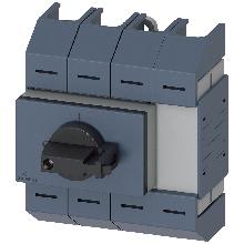 Sezionatore sottocarico 80 A, grand. costr. 02, a 4 poli, comando frontale centrale, apparecchio completo product photo