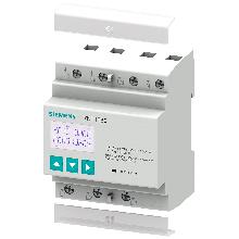 SENTRON, dispositivo di misura 7KT PAC1600, trifase, 80 A, montaggio su guida DIN, Modbus RTU, MID product photo