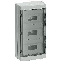 SIMBOX Universal WP, quadro centralino da parete per montaggio sporgente, IP65 a 3 file, 54 UM, senza morsettiera product photo