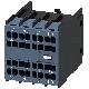 Blocchetto di contatti ausiliari 3NO+1NC, vie di corrente: 1NO, 1NC, 1NO, 1NO, per contattori ausiliari, S00 product photo Photo 01 2XS