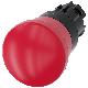 Pulsante a fungo di ARRESTO DI EMERGENZA, 22 mm, rotondo, in plastica, colore rosso product photo Photo 01 2XS