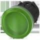 Indicatore luminoso, 22 mm, rotondo, in plastica, colore verde, gemma, liscia product photo Photo 01 2XS