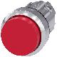 Pulsante, 22 mm, rotondo, in metallo lucido, colore rosso, bottone product photo Photo 01 2XS