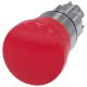Pulsante a fungo di ARRESTO DI EMERGENZA, 22 mm, rotondo, in metallo lucido, colore rosso, 40 mm product photo Photo 01 2XS