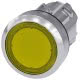 Pulsante, illuminato, 22 mm, rotondo, in metallo lucido, colore giallo, bottone product photo Photo 01 2XS