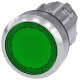 Pulsante, illuminato, 22 mm, rotondo, in metallo lucido, colore verde, bottone: product photo Photo 01 2XS