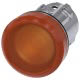 Indicatore luminoso, 22 mm, rotondo, in metallo lucido, colore ambra, gemma, liscia product photo Photo 01 2XS