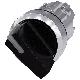Selettore, illuminabile, 22 mm, rotondo, in metallo lucido, colore nero, selettore corto product photo Photo 01 2XS