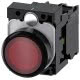 Pulsante, illuminato, 22 mm, rotondo, in plastica, colore rosso, 1NO, AC/DC 24 V product photo Photo 01 2XS