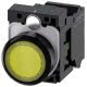 Pulsante, illuminato, 22 mm, rotondo, in plastica, colore giallo, 1NO, AC/DC 24 V product photo Photo 01 2XS