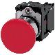 Pulsante a fungo, 22 mm, rotondo, in metallo lucido, colore rosso, 1NC product photo Photo 01 2XS