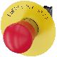 Pulsante a fungo di ARRESTO DI EMERGENZA, 22 mm, rotondo, in metallo lucido, colore rosso, 1NC product photo Photo 01 2XS