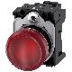 Indicatore luminoso, 22 mm, rotondo, in metallo lucido, colore rosso, gemma, liscia, AC/DC 24 V product photo Photo 01 2XS