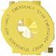 Rondella per arresto di emergenza, giallo, diametro esterno 60 mm, diametro inte product photo Photo 01 2XS