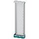 ALPHA 630 Universal, quadro da pavimento, Flat Pack, IP43, classe di protezione 1 A=2000mm, La=600 mm, T=250mm, senza porta RAL 7035 product photo Photo 01 2XS