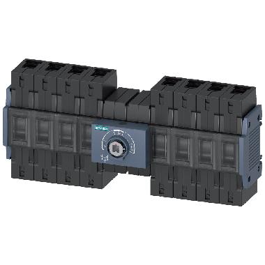 SENTRON, commutatore di rete 3KC, con comando manuale, MTSE, grandezza costruttiva: 2, a 4 poli, Iu: 160 A product photo Photo 01 3XL