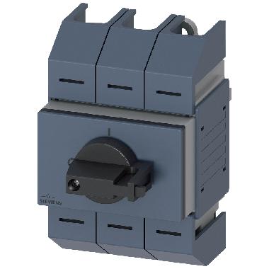 Sezionatore sottocarico 80 A, grand. costr. 02, a 3 poli, comando frontale centrale, apparecchio completo product photo Photo 01 3XL