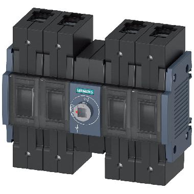 Sezionatore sottocarico 160 A grand. costr. 2, a 4 poli, comando frontale centrale, apparecchio di base product photo Photo 01 3XL