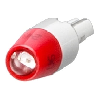Lampada LED, super luminosa, colore rosso, attacco Wedge, W2 x 4,6 d, tensione nominale AC/DC 24 V product photo Photo 01 3XL