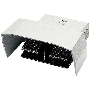 Pedaliera, 2 pedali ad impulso, ingresso cavi M25 x 1,5 IP65, 1NO+1NC/1NO+1NC product photo Photo 01 3XL