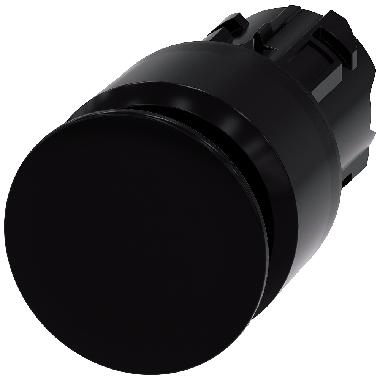 Pulsante a fungo, 22 mm, rotondo, in plastica, colore nero, 30 mm product photo Photo 01 3XL