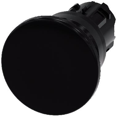Pulsante a fungo, 22 mm, rotondo, in plastica, colore nero, 40 mm product photo Photo 01 3XL