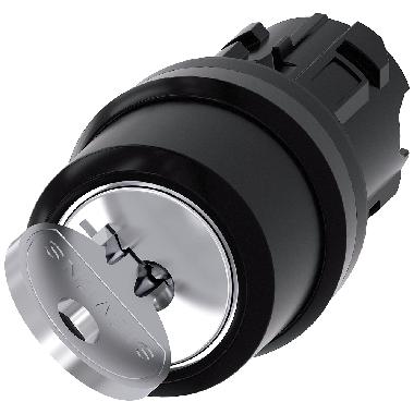 Selettore a chiave RONIS, 22 mm, rotondo, in plastica, estrazione chiave O+I product photo Photo 01 3XL