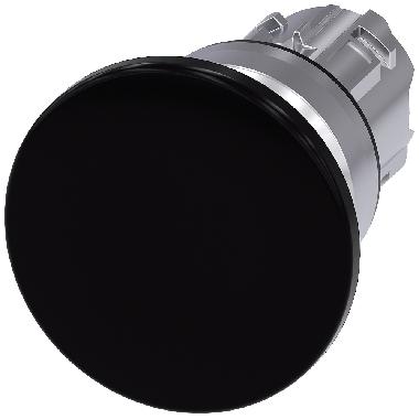 Pulsante a fungo, 22 mm, rotondo, in metallo lucido, colore nero, 40 mm product photo Photo 01 3XL