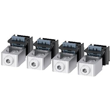 Morsetto di collegamento per conduttore tondo, 4 pezzi, accessorio per: 3VA1 100/160 product photo Photo 01 3XL