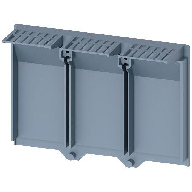 Piastra disolamento allungata, a 3 poli, 1 pezzo, accessorio per: 3VA1 250 product photo Photo 01 3XL