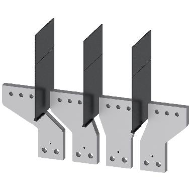 Attacchi a sbarra anteriori divaricati, 4 pezzi, accessori per: 3VA15/25 1000 product photo Photo 01 3XL