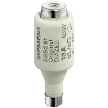 Cartuccia fusibile DIAZED grandezza costruttiva DII In=16 A In=AC 500 V/DC 440 V product photo Photo 01 3XL