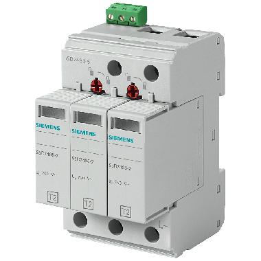 Scaricatore di sovratensione, tipo 2 moduli di protezione inseribili, UC AC 750 V, a 3 poli product photo Photo 01 3XL