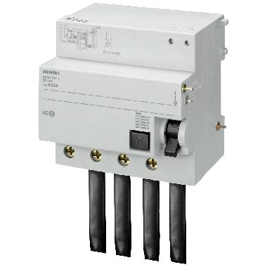 Blocco differenziale, a 4 poli, tipo AC, In: 100 A, 30 mA, Un AC: 400 V, per 5SP4 product photo Photo 01 3XL