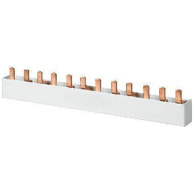 Sbarra di collegamento a punte, trifase, lunghezza 1016 mm, protezione contro i contatti accidentali, 18 mm² senza calotte terminali product photo Photo 01 3XL