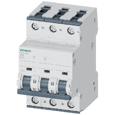 Interruttore magnetotermico 400 V 6 kA, a 3 poli, C, 0,5 A, P=70 mm product photo Photo 01 3XL