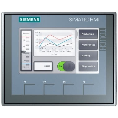 SIMATIC HMI, KTP400 Basic, Basic Panel, comando a tasti/touch, display TFT da 4' product photo Photo 01 3XL