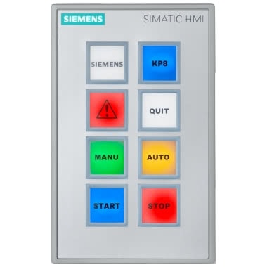 SIMATIC HMI KP8 PN Key Panel, 8 tasti a corsa corta con LED multicolore, Interfa product photo Photo 01 3XL