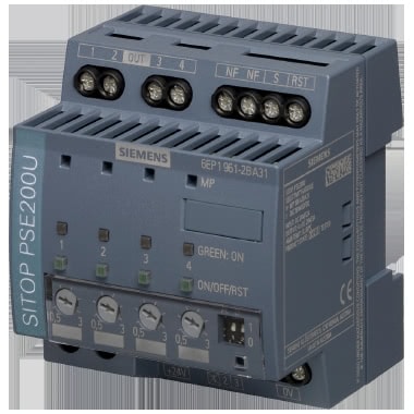 Modulo selettivo SITOP PSE200U, DC 24 V/4 x 0,5 ... 3 A con segnalazione del singolo canale product photo Photo 01 3XL