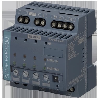 Modulo selettivo SITOP PSE200U, DC 24 V/4 x 3 ... 10 A con segnalazione del singolo canale product photo Photo 01 3XL
