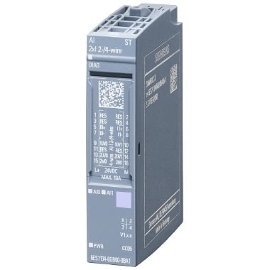 SIMATIC ET 200SP, Modulo di ingressi analogici, AI 2xI 2-/4-Wire Standard, Quant product photo Photo 01 3XL