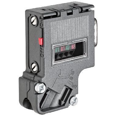 SIMATIC DP Connettore PROFIBUS RS 485, a vite, senza presa PG, 35° product photo Photo 01 3XL