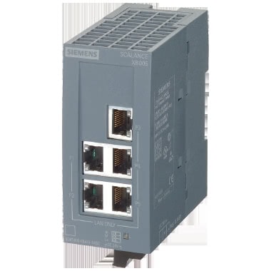 SCALANCE X-005 unmanaged Industrial Ethernet Switch per 10/100 Mbit/s;  per il m product photo Photo 01 3XL