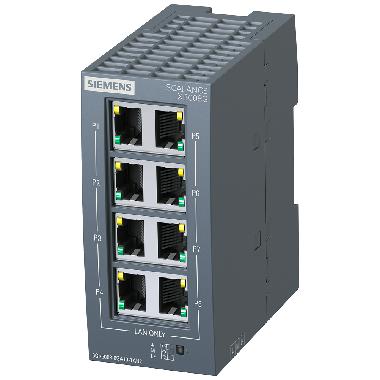 SCALANCE XB008G, unmanaged switch, 8x RJ45, idoneo per Gigabit product photo Photo 01 3XL