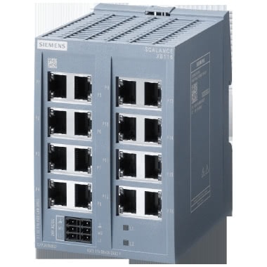 SCALANCE XB116 unmanaged IE Switch, 16x 10/100 Mbit/s Porte RJ45; per la configu product photo Photo 01 3XL
