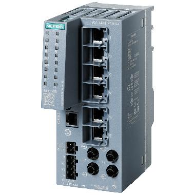 SCALANCE XC206-2, managed switch di Layer 2, 6x RJ45, 2x multimode ST/BFOC product photo Photo 01 3XL