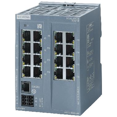SCALANCE XB216, managed switch di Layer 2, 16x RJ45, default: PN IO product photo Photo 01 3XL