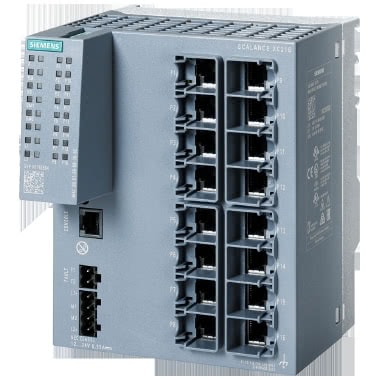 SCALANCE XC216 manageable Layer 2 IE Switch; 16X porte RJ45 da 10/100 Mbit/s; 1x product photo Photo 01 3XL