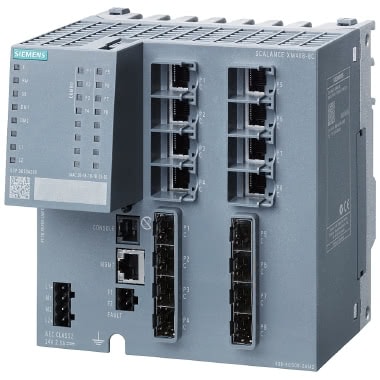SCALANCE XM408-8C;  managed modular IE Switch; 8x RJ45 da 10/100/1000 Mbit/s; 8x product photo Photo 01 3XL